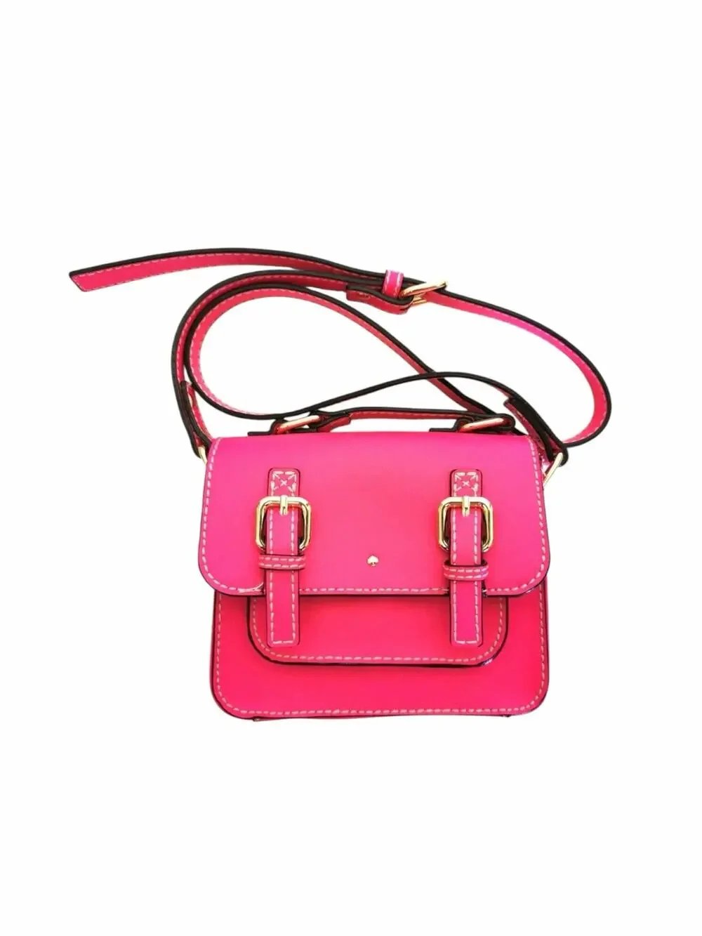 Kate Spade New York x GapKids Pink Leather Satchel Crossbody Purse Girls